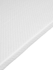 Viscoelastische Memory-Foam Matratzenauflage Premium, Bezug: 60 % Polyester, 40 % Visk, Weiß, 200 x 200 cm