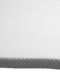Viscoelastische Memory-Foam Matratzenauflage Premium, Bezug: 60 % Polyester, 40 % Visk, Weiß, 200 x 200 cm