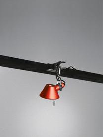 Kleine Klemm-Schreibtischlampe Tolomeo Micro Pinza, Lampenschirm: Aluminium, beschichtet, Rot, Ø 16 x H 20 cm