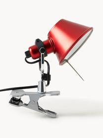 Malá upínací stolní lampa Tolomeo Micro Pinza, Červená, Ø 16 cm, V 20 cm