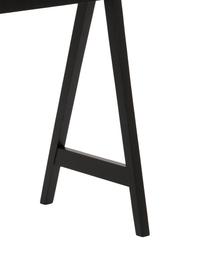 Scrivania Miso, Pannello di fibra a media densità (MDF) verniciato, Legno dell'albero della gomma, Larg. 127 x Prof. 52 cm