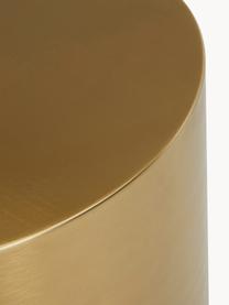 Kovový odkladací stolík Step, Leštený kov, Odtiene zlatej, Ø 50 x V 46 cm