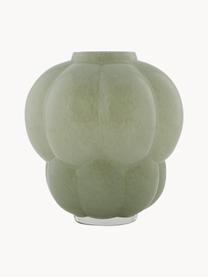 Glas-Vase UVA, H 35 cm, Glas, Salbeigrün, Ø 32 x H 35 cm
