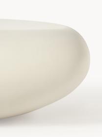 Tavolino da salotto dalla forma organica Pietra, Plastica in fibra di vetro laccata, Beige, Larg. 116 x Alt. 28 cm