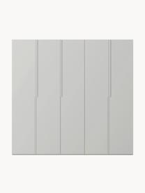 Armario modular Leon, 5 puertas (250 cm), diferentes variantes, Estructura: tablero aglomerado revest, Gris claro, Interior Basic (An 250 x Al 200 cm)