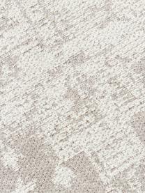 Handgewebter Chenilleteppich Neapel, Flor: 100 % Polyester, GRS-zert, Graublau, Cremeweiss, B 300 x L 400 cm (Grösse XL)