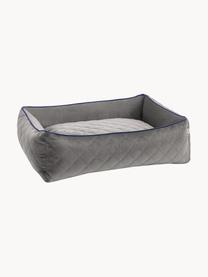 Samt-Hundebett Oxford, verschiedene Größen, Bezug: Samt (100 % Polyester), Dunkelgrau, Royalblau, B 68 x T 55 cm