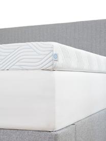 Vrchní matrace z viskoelastické paměťové pěny Pro Plus SmartCool Firm, Bílá, Š 80 cm, D 200 cm