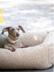 Cuccia per cani Teddy, varie misure, Rivestimento: bouclé (100% poliestere) , Bouclé beige chiaro, Larg. 68 x Prof. 55 cm