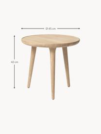 Tavolino rotondo in legno di quercia Accent, fatto a mano, Legno di quercia

Questo prodotto è realizzato con legno di provenienza sostenibile e certificato FSC®, Legno di quercia, Ø 45 x Alt. 42 cm