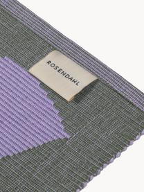 Placemats Natura, 6 stuks, 82% katoen, 18% polyester, GRS-gecertificeerd, Lavendel, olijfgroen, B 30 x L 43 cm