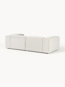 Modulares Sofa Lennon (3-Sitzer) aus Bouclé, Bezug: Bouclé (100 % Polyester) , Gestell: Massives Kiefernholz, Spe, Füße: Kunststoff Dieses Produkt, Bouclé Off White, B 238 x T 119 cm
