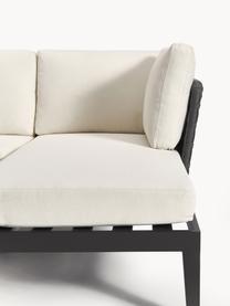 Garten-Lounge-Ecksofa Caline, Bezug: 100 % Polyester Der hochw, Gestell: Aluminium, Off White, Anthrazit, B 149 x T 77 cm, Eckteil rechts