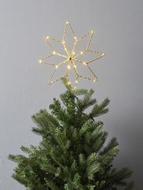 LED špic na vianočný stromček Topsy, Odtiene zlatej, Š 23 x V 30 cm