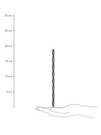 Komplet słomek ze szczotką Multi, 11 elem., Wielobarwny, D 19 cm