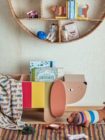 Houten boekenstandaard Charlie, Vezelplaat met gemiddelde dichtheid (MDF), gelakt, Meerkleurig, B 108 x H 32 cm