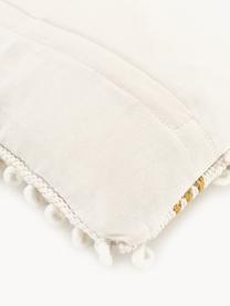 Povlak na polštář s ornamentem Paco, 80 % bavlna, 20 % vlna, Hořčicově žlutá, Š 45 cm, D 45 cm