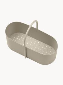 Aufbewahrungsbox Grib aus Metall, Eisen, pulverbeschichtet, Hellbeige, B 35 x T 17 cm