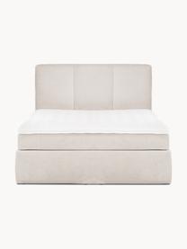 Kontinentálna posteľ Oberon, Béžová, 160 x 200 cm, tvrdosť H2