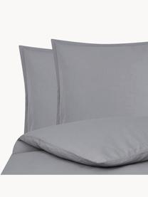 Biancheria da letto in lino Nature, 52% lino, 48% cotone
Con effetto stonewash per una sensazione morbida al tatto, Grigio scuro, 255 x 200 cm + 2 federe 50 x 80 cm