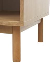 Armario Nathan, 2 puertas, Estructura: tablero de fibras de dens, Madera recubierta en blanco, An 133 x Al 186 cm