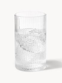 Couvercle pour carafe soufflé bouche Ripple, Verre, soufflé bouche, Transparent, haute brillance, Ø 5 x haut. 9 cm