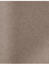 Ecksofa Luna, Bezug: 100 % Polyester Der strap, Gestell: Massives Buchenholz, Schi, Füße: Metall, galvanisiert Das , Webstoff Taupe, B 280 x T 184 cm, Eckteil links