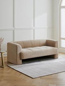 Sofá Bobi (2 plazas), Tapizado: 88% poliéster, 12% nylon , Estructura: madera de pino maciza, Tejido beige, An 178 x F 82 cm