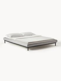 Čalouněná postel Meya, Světle šedá, Š 140 cm, D 200 cm