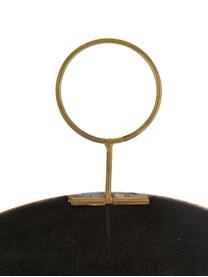 Runder Wandspiegel Loop mit gebürstetem Messingrahmen, Rand: Metall mit gewollten Gebr, Spiegelfläche: Spiegelglas, Rand: Messingfarben<br>Spiegelfläche: Spiegelglas, Ø 32 cm