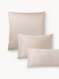 Baumwollsatin-Kissenbezug Comfort, Webart: Satin Fadendichte 250 TC,, Hellbeige, B 40 x L 80 cm