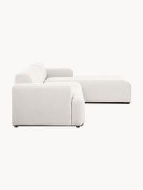 Ecksofa Melva (4-Sitzer), Bezug: 100% Polyester Der hochwe, Gestell: Massives Kiefernholz, Spa, Füße: Kunststoff Dieses Produkt, Webstoff Greige, B 319 x T 196 cm, Eckteil rechts