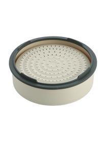 Vaporiera Steamy, Plastica, Bianco crema, Ø 24 x Alt. 8 cm