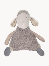 Peluche mouton Shaggy, Polyester, Tons gris, larg. 14 x haut. 30 cm