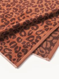 Handdoek Leo in verschillende formaten, Terracotta, donkerbruin, Handdoek, B 50 x L 100 cm