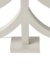 Applique albero di Natale in legno con candele a LED Pagod, Beige, bianco, Larg. 40 x Alt. 48 cm