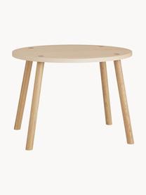 Mesa infantil ovalada de madera Mouse, Chapa de madera de roble barnizada

Este producto está hecho de madera de origen sostenible y con certificación FSC®., Madera de roble, An 60 x F 46 cm