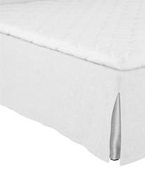 Letto boxspring premium Violet, Materasso: a molle insacchettate a 7, Piedini: legno di faggio massiccio, Grigio chiaro, 200 x 200