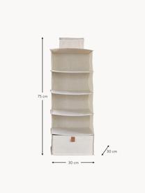 Hangende organizer Premium, Lichtbeige, B 30 x D 30 cm