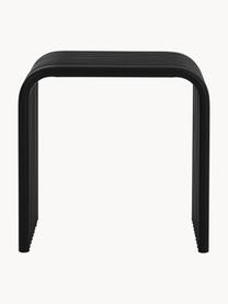 Tabouret en métal Multron, Métal, enduit, Noir, larg. 45 x haut. 44 cm