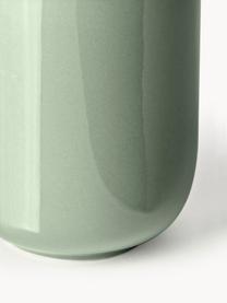 Tazze caffè in porcellana Nessa 4 pz, Porcellana a pasta dura di alta qualità smaltata, Verde salvia lucido, Ø 8 x Alt. 10 cm, 200 ml