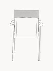 Funda de asiento exterior Konnor, 100% polipropileno, Gris, An 46 x L 88 cm