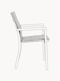 Funda de asiento exterior Konnor, 100% polipropileno, Gris, An 46 x L 88 cm