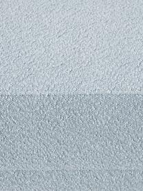 Bouclé hoekbank Lilo, Poten: kunststof, gevoerd Dit pr, Bouclé lichtblauw, B 260 x D 176 cm, hoekdeel links