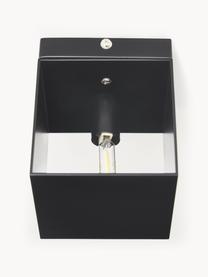 Nástěnné svítidlo Jayla, Kov s práškovým nástřikem, Černá, Š 10 cm, V 10 cm