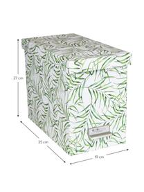 Caja organizadora Jahan, 9 pzas., Organizador: cartón laminado, Blanco, verde, An 19 x Al 27 cm