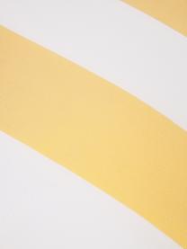 Puff tumbona para exterior Korfu, Tapizado: 100% polipropileno, recub, Amarillo, blanco, An 94 x F 60 cm