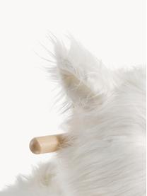 Houpací zvířátko Lama, Polyester, topol, Bílá, světlé dřevo, Š 65 cm, V 70 cm