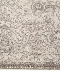 Teppich Elegant im Vintage Style, Flor: 100% Nylon, Grautöne, gemustert, B 80 x L 150 cm (Grösse XS)