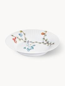 Assiettes creuses en porcelaine Hammershøi, 4 pièces, Porcelaine, Blanc, multicolore, Ø 21 cm